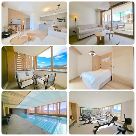 T2 D'exception Avec Piscine Et - Parking Prive アパート *